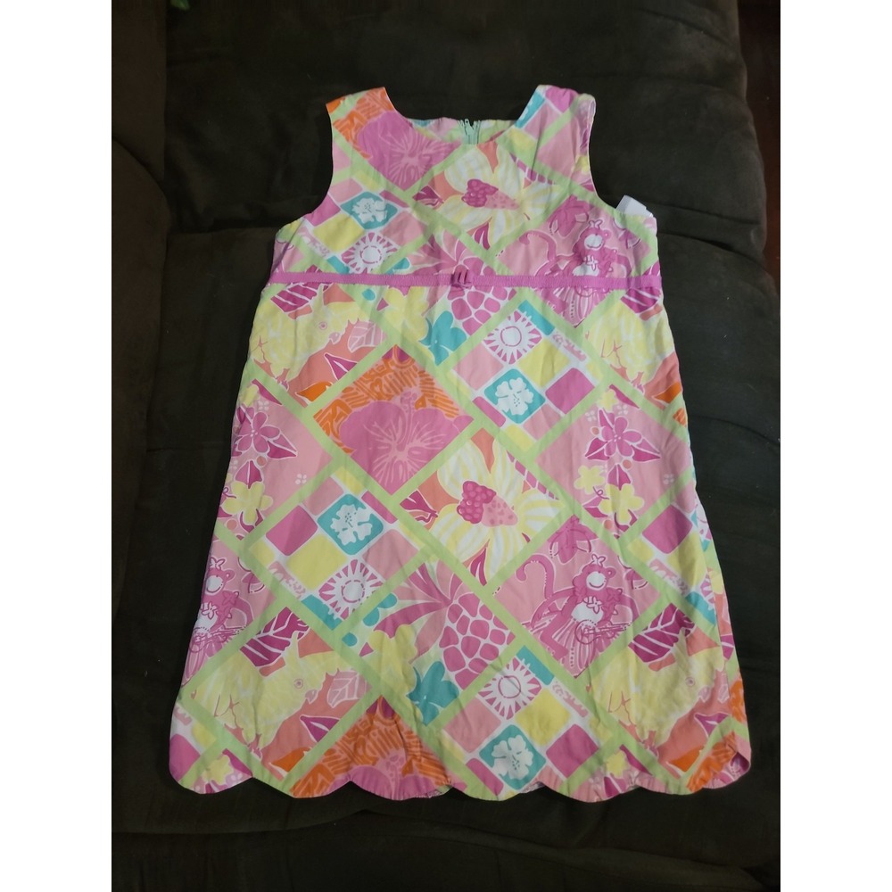 Lilly pulitzer floral monkey dress size‎ 6x